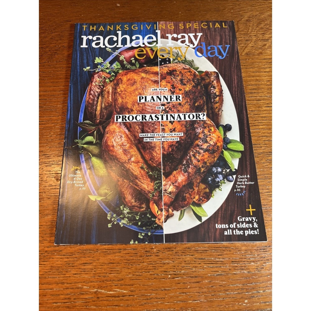 Rachel Ray Everyday Magazine Thanksgiving Special November 2019